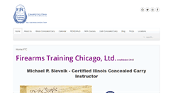 Desktop Screenshot of firearmstrainingchicago.com