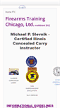 Mobile Screenshot of firearmstrainingchicago.com